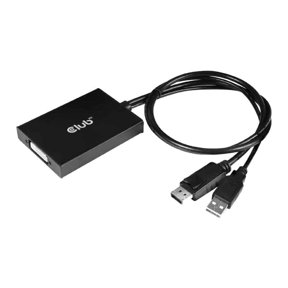 Club 3D DisplayPort to DVI-D DL Active Adapter for Apple Cinema Displays HDCP OFF Version